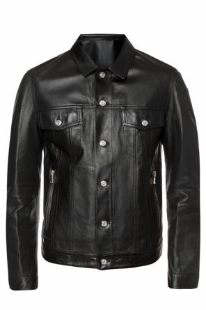Printed leather jacket, zdjęcie 1 Printed leather jacket od Balmain